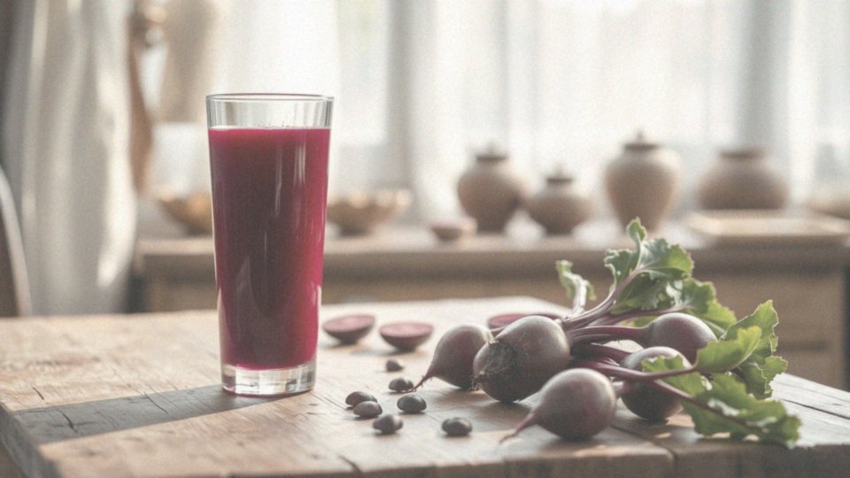 Jak sok z buraka działa jako naturalny ergogenik?