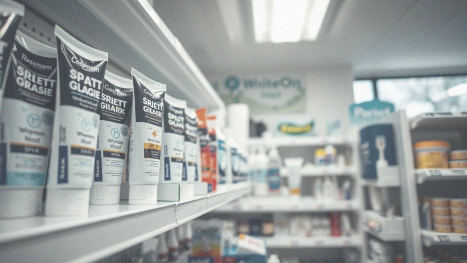 Jakie pasty wybielające są dostępne w Rossmannie?